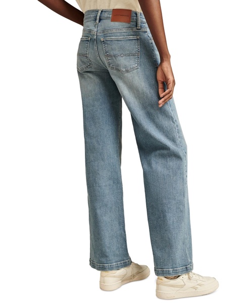 Women's Mid-Rise Sweet Wide-Leg Jeans 