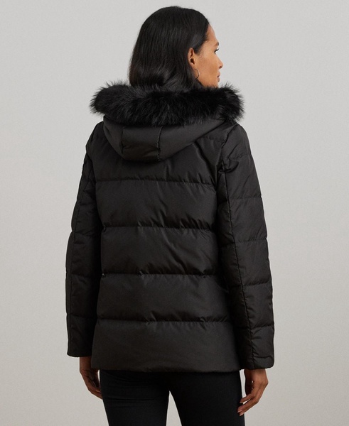 Women's Faux-Fur Hooded Puffer Coat