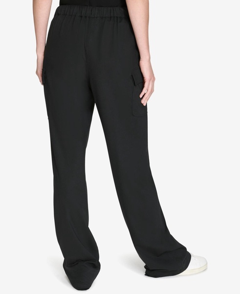 Women's Mid-Rise Drawstring Cargo Pants