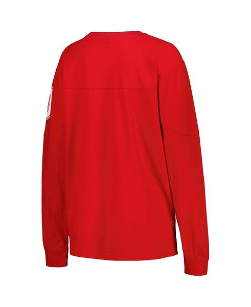 Women's Scarlet Ohio State Buckeyes Edith Long Sleeve T-shirt