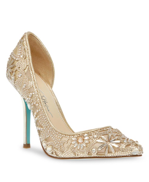 Women's Chic Rhinestone Evening Pumps