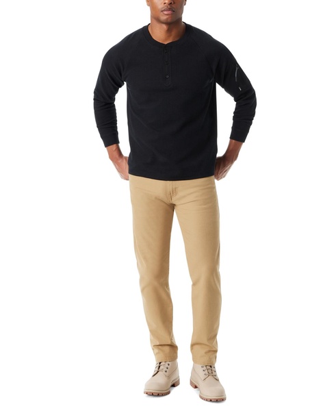 Men's Relaxed Fit Performance Thermal Long Sleeve Henley