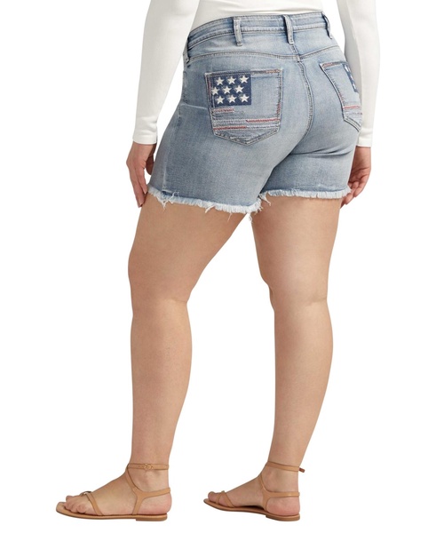 Plus Size Suki Mid Rise Curvy Fit Shorts