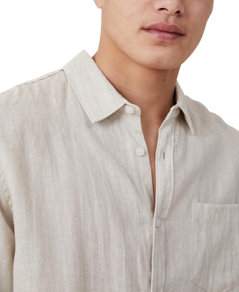 Men's Linen Long Sleeve Shirt