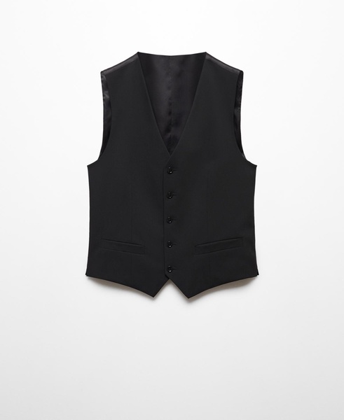 Men's Super Slim-Fit Stretch Fabric Suit Vest