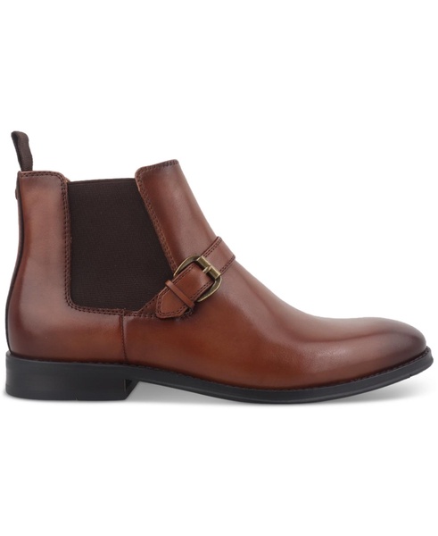 Men's Crawfordd Leather Chelsea Boot, Created for Macy's