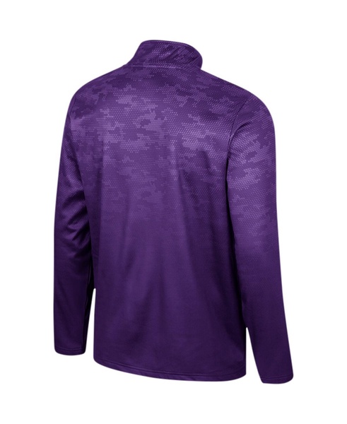 Men's Purple LSU Tigers The Machine Half-Zip Jacket