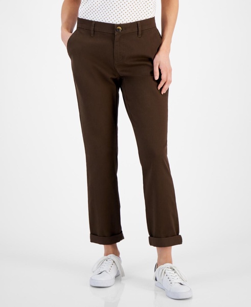 Women's Hampton Straight-Leg Cuffed Pants 