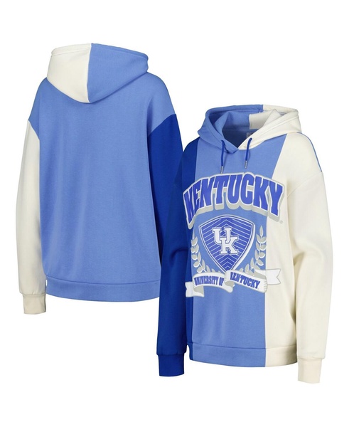 Women's Royal Kentucky Wildcats Hall of Fame Colorblock Pullover Hoodie