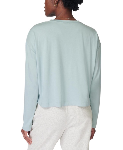 Women's Essential Cropped Long-Sleeve Tee