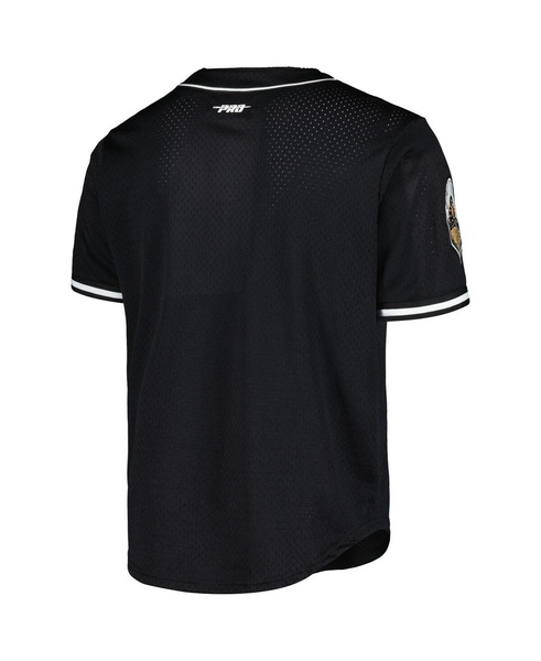 Men's Black Purdue Boilermakers Mesh Full-Button Replica Baseball Jersey