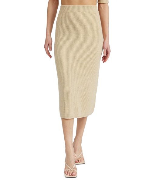 Women's Merril Ribbed Midi Pencil Skirt