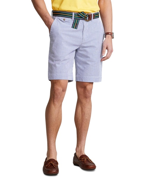 Men's 9-1/4-Inch Stretch Classic-Fit Seersucker Shorts