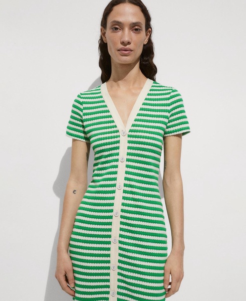 Women's Striped Jersey Dress