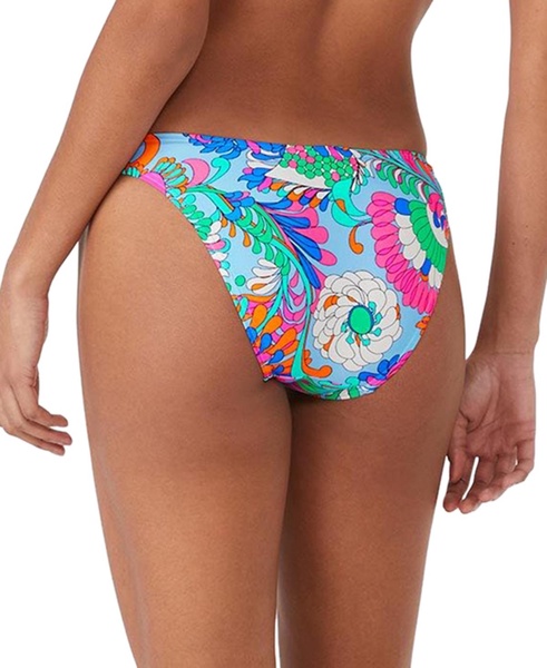 Women's Printed High-Leg Bikini Bottoms