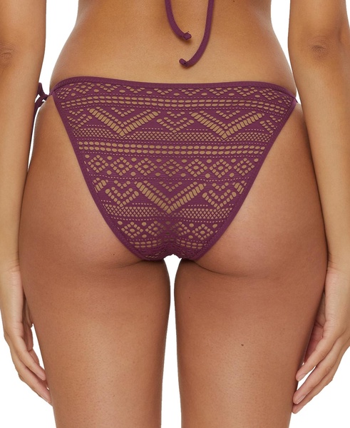 Women's Color Play Crochet Sie-Tie Bikini Bottoms