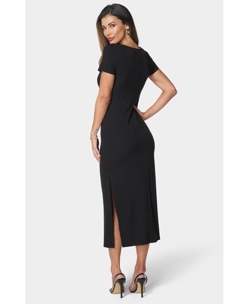 Women's Square Neck Maxi T-Shirt Dress