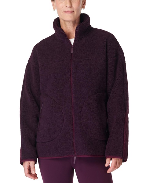 Women's Plush Zip-Front Jacket