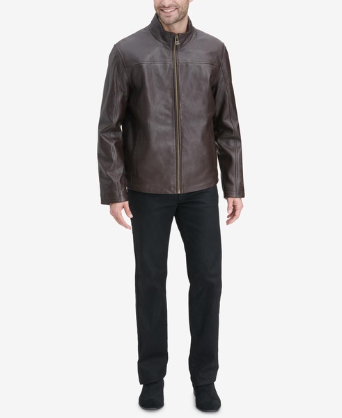 Men's Smooth Leather Jacket, Created for Macy's