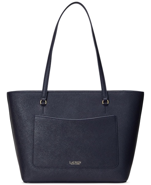 Crosshatch Leather Medium Karly Shopper Tote