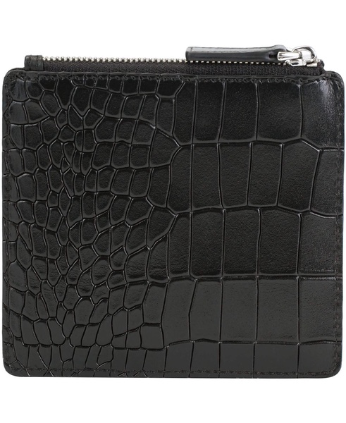 Women's Croco2 RFID Secure Card Case Wallet