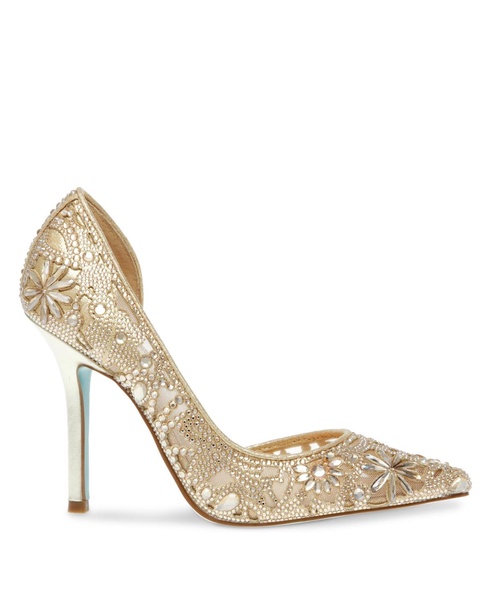 Women's Chic Rhinestone Evening Pumps