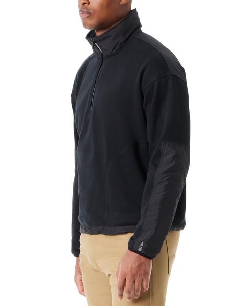 Men's Regular-Fit Convertible Hood 1/4-Zip Sweatshirt