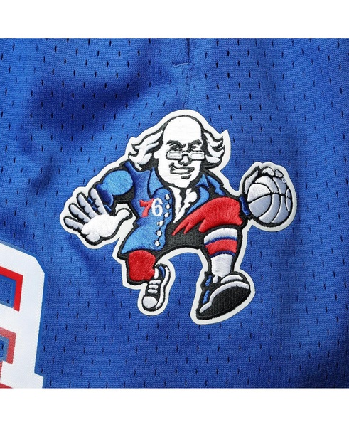 Men's Royal Philadelphia 76ers Mesh Capsule Shorts