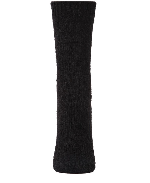 Warm Solid Plush Women's Crew Socks