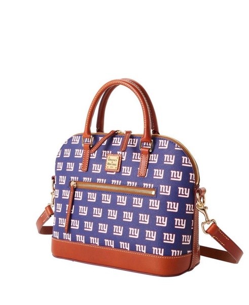 Women's New York Giants Signature Domed Zip Satchel Purse