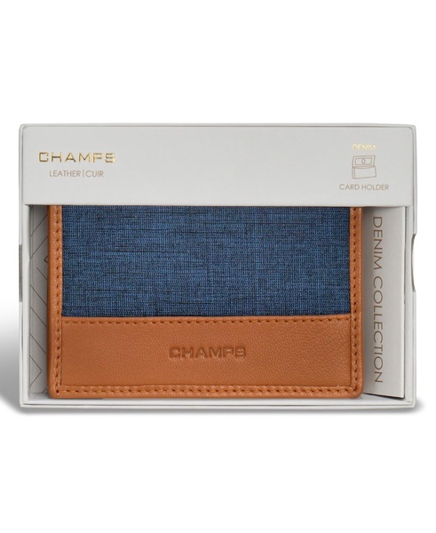 Men's Denim Collection Leather Cardholder