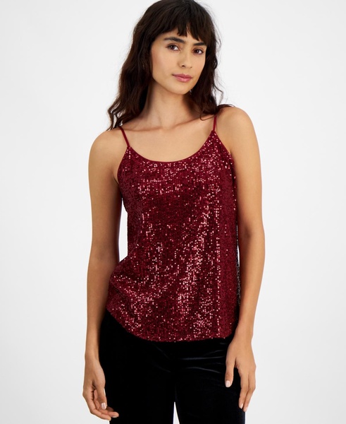 Women's Sequin Sleeveless Top, Created for Macy's