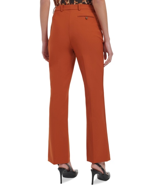 Petite High Rise Straight Leg Pants