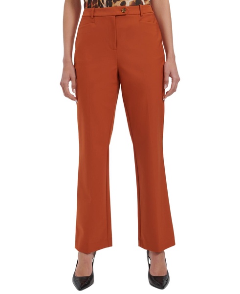 Petite High Rise Straight Leg Pants