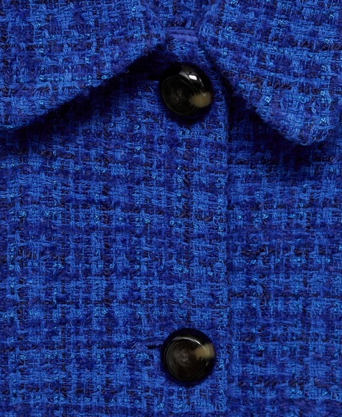 Women's Buttons Detail Tweed Jacket