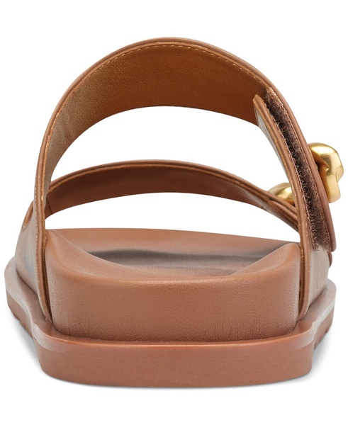 Women's Hazley Leather Double Buckle Sporty Slide Sandals