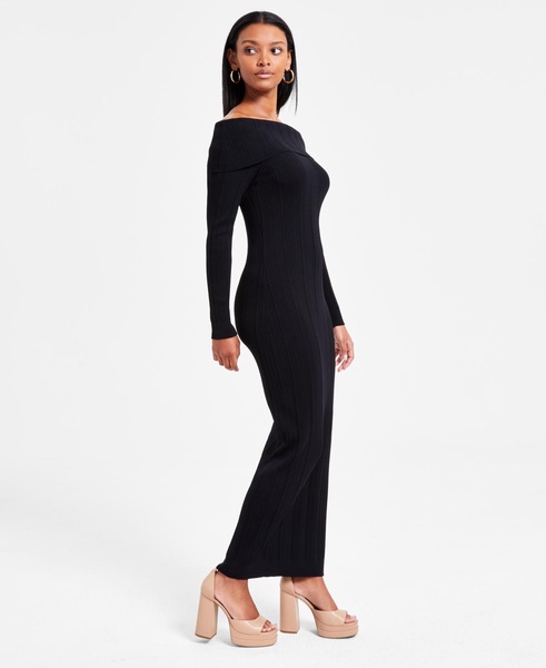 Women's Off-The-Shoulder Sweater Dress, Exclusively at Macy's