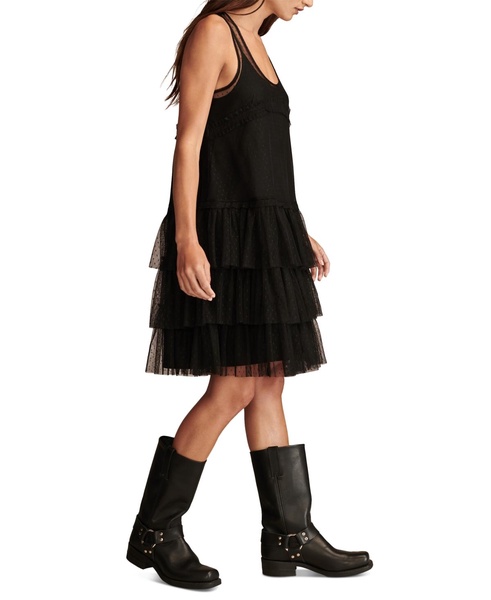 Women's Tulle Drop-Waist Dress