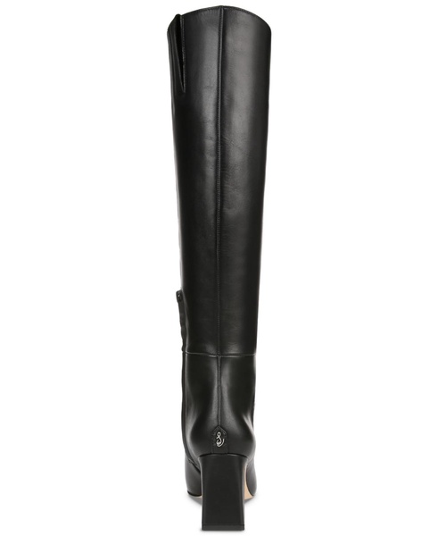 Sylvia Snip-Toe Knee-High Dress Boots