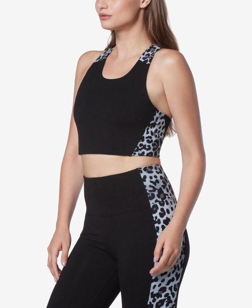 Women's Printed Cropped Tank Top