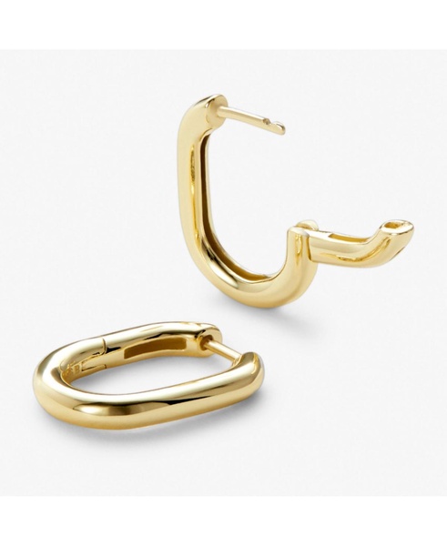 Gold Hoop Earrings - Rox Small