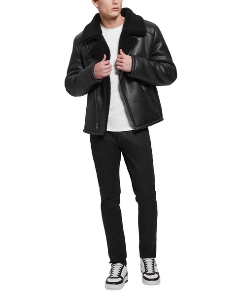 Men's Toni Asymmetrical Faux Leather Jacket