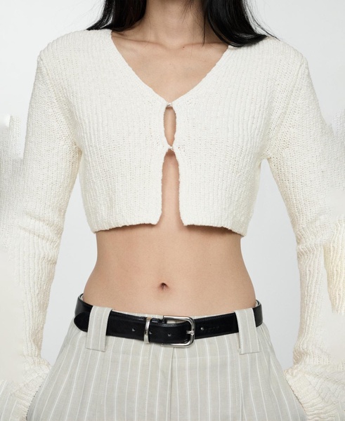 Women's Knitted Cropped Cardigan 