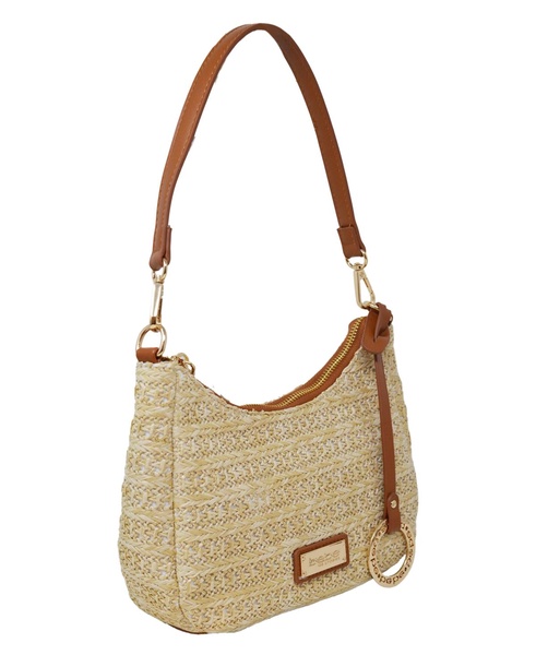 Eva Straw Small Shoulder Bag