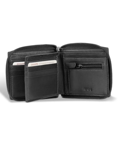 Men's Classic Collection Leather Zip-Around Wallet