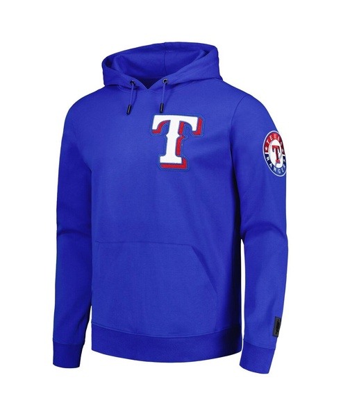 Men's Royal Texas Rangers Team Logo Pullover Hoodie