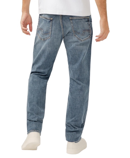 Men's Eddie Classic Athletic Fit Tapered Leg Luxe Heritage Jeans