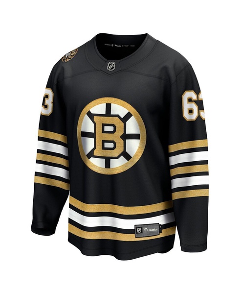 Men's Brad Marchand Black Boston Bruins 100th Anniversary Premier Breakaway Player Jersey