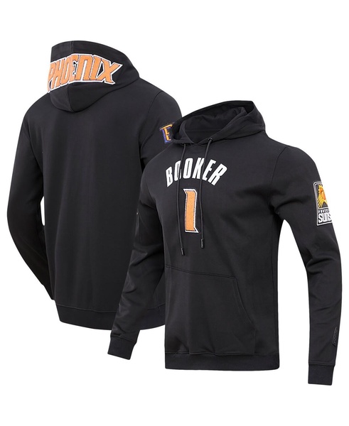 Men's Devin Booker Black Phoenix Suns Player Pullover Hoodie