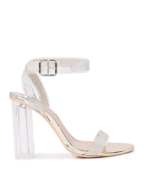 Ember Clear Heel Sandal